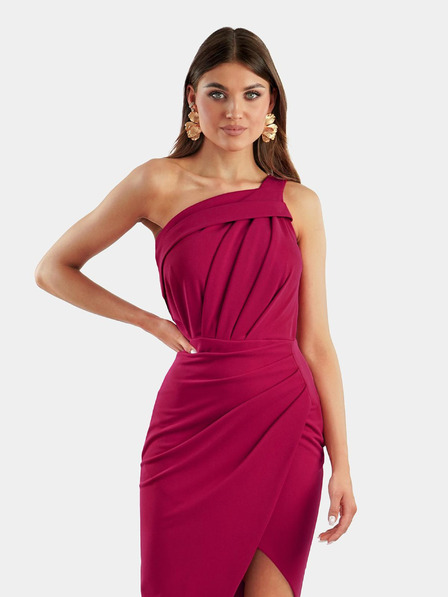 Edoti KARMINE Midi-Kleid - fuchsia