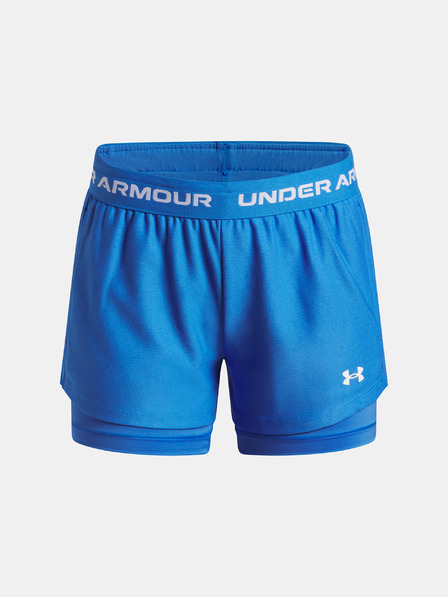 Under Armour Mädchen Shorts Under Armour UA Tech Play Up 2n1 Short-BLU
