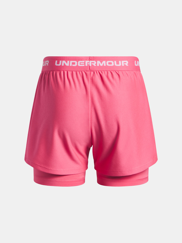 Under Armour Mädchen Shorts Under Armour UA Tech Play Up 2n1 Short-PNK