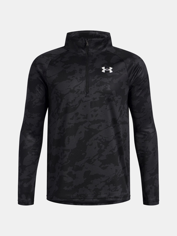 Under Armour Jungen T-Shirt Under Armour UA Tech 2.0 1/2 Zip-BLK