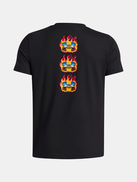 Under Armour Jungen T-Shirt Under Armour UA Flame WM SS-BLK