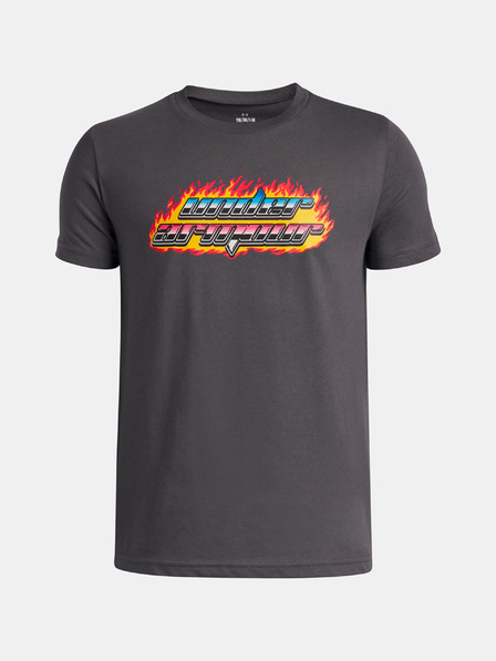 Under Armour Jungen T-Shirt Under Armour UA Flame WM SS-GRY