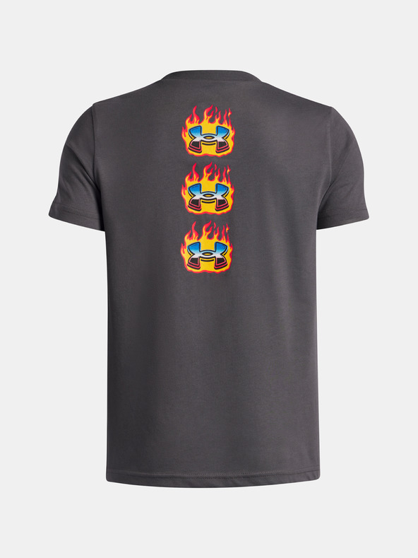 Under Armour Jungen T-Shirt Under Armour UA Flame WM SS-GRY