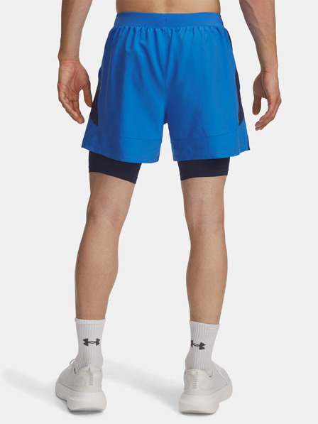 Under Armour Herren Shorts Under Armour UA LAUNCH 5'' 2-IN-1 SHORTS-BLU