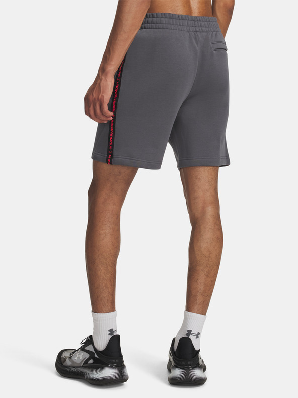 Under Armour Herren Shorts Under Armour UA Icon Fleece Short Taping-GRY