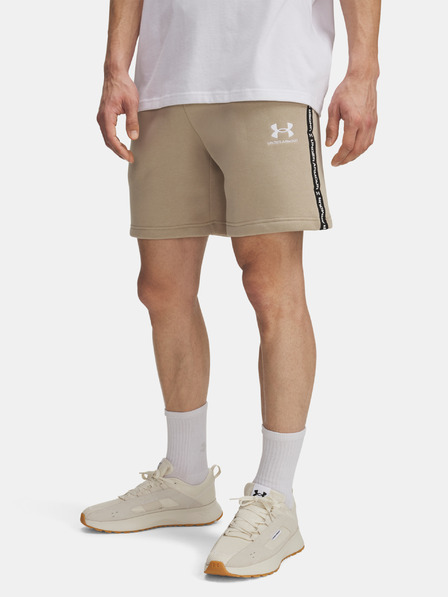 Under Armour Herren Shorts Under Armour UA Icon Fleece Short Taping-BRN