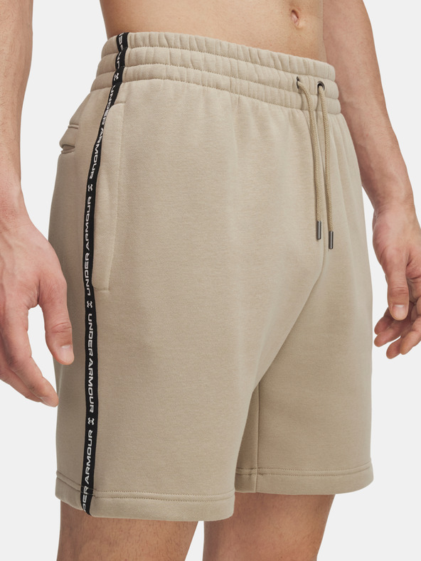 Under Armour Herren Shorts Under Armour UA Icon Fleece Short Taping-BRN