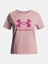 Under Armour Mädchen T-Shirt Under Armour UA BIG LOGO SS-PNK