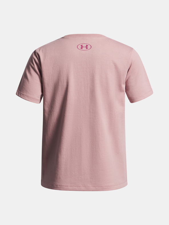 Under Armour Mädchen T-Shirt Under Armour UA BIG LOGO SS-PNK