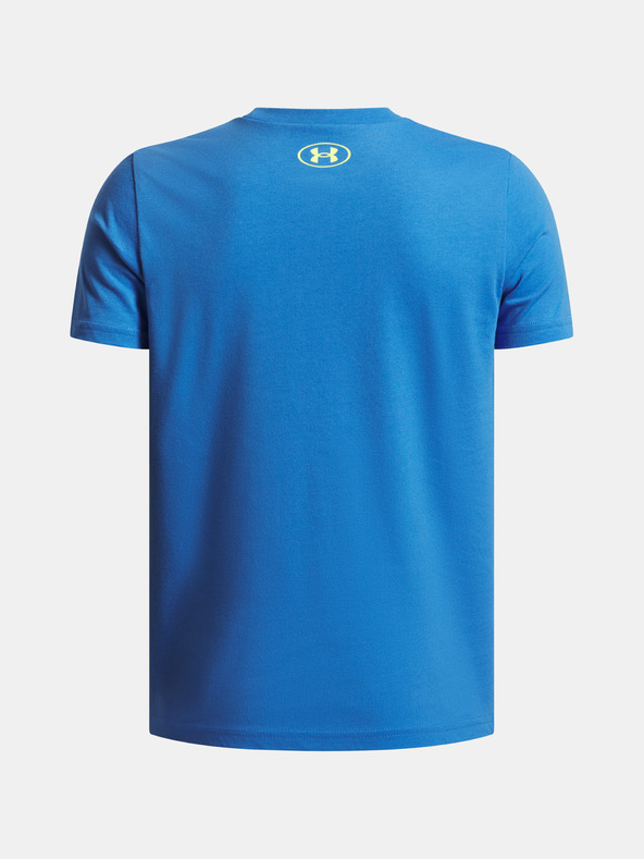 Under Armour Jungen T-Shirt Under Armour UA OVERLAY WM SS-BLU
