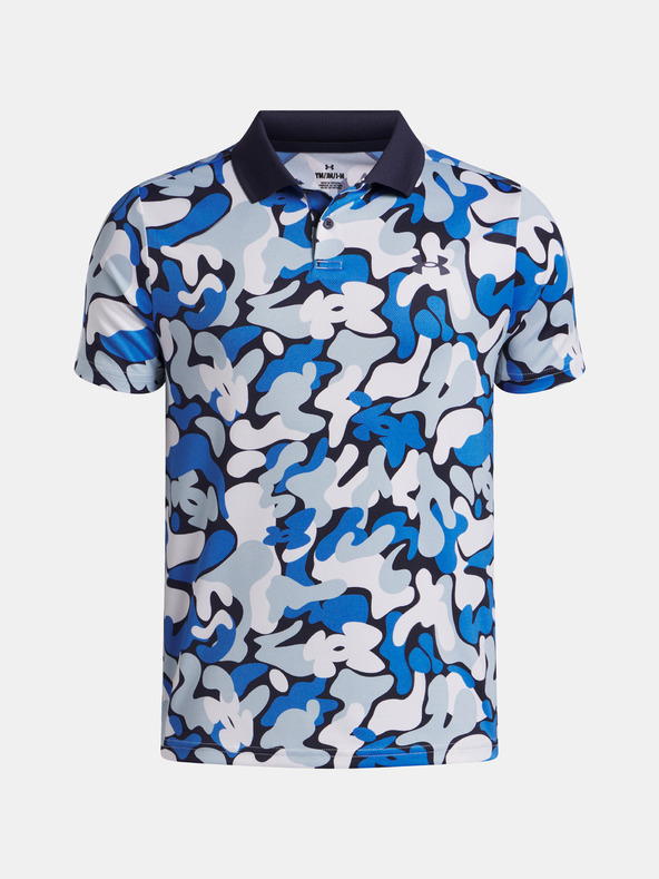 Under Armour Jungen T-Shirt Under Armour UA Matchplay Printed Polo-BLU