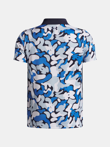 Under Armour Jungen T-Shirt Under Armour UA Matchplay Printed Polo-BLU