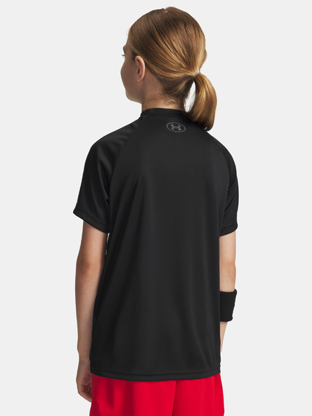 Under Armour Jungen T-Shirt Under Armour UA Tech Split Wordmark SS-BLK