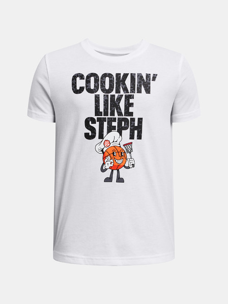 Under Armour Jungen T-Shirt Under Armour Curry Chef Tee-WHT