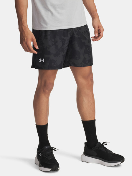 Under Armour Herren-Shorts Under Armour UA LAUNCH 7" PRINT SHORTS-GRY