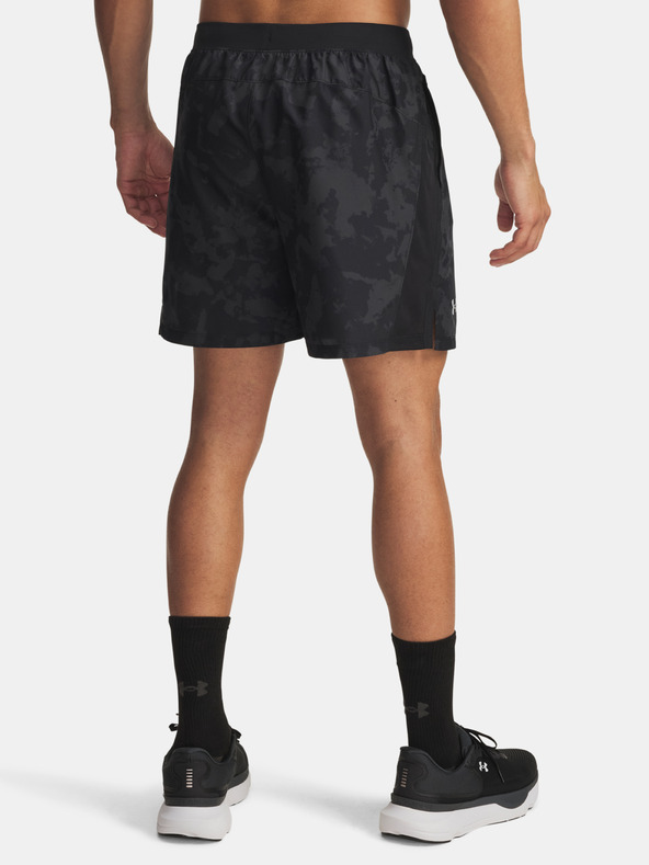 Under Armour Herren-Shorts Under Armour UA LAUNCH 7" PRINT SHORTS-GRY
