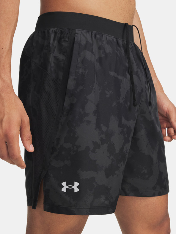 Under Armour Herren-Shorts Under Armour UA LAUNCH 7" PRINT SHORTS-GRY