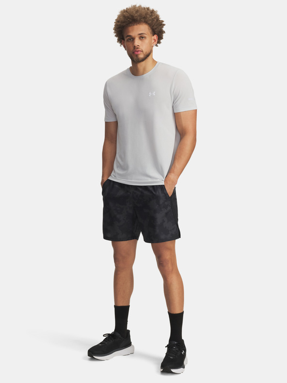 Under Armour Herren-Shorts Under Armour UA LAUNCH 7" PRINT SHORTS-GRY