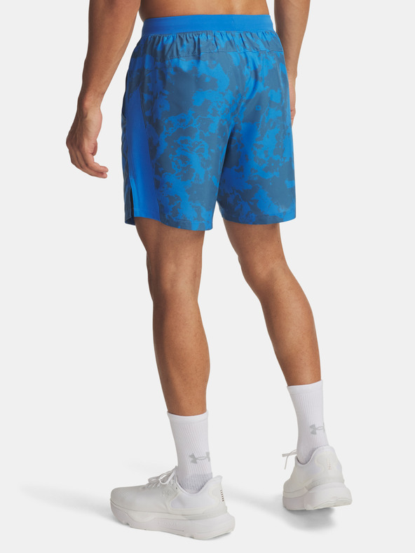 Under Armour Herren-Shorts Under Armour UA LAUNCH 7" PRINT SHORTS-BLU