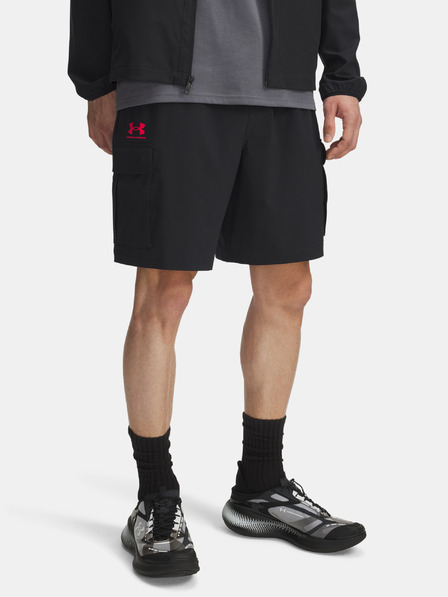 Under Armour Herren Shorts Under Armour UA Vibe Woven Cargo Short-BLK