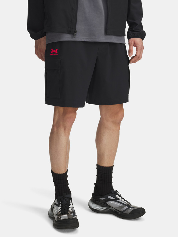 Under Armour Herren Shorts Under Armour UA Vibe Woven Cargo Short-BLK