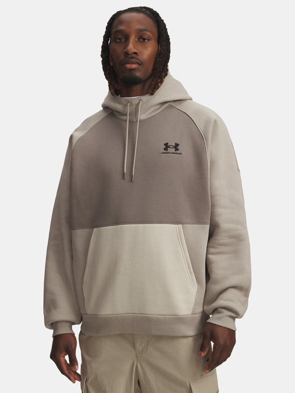 Under Armour Herren Sweatjacke Under Armour UA Icon HW Colorblocked Hdy-BRN