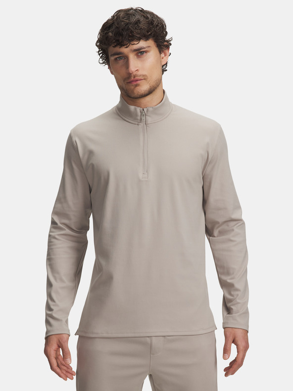 Under Armour Herren T-Shirt Under Armour UA Meridian 1/4 Zip-BRN