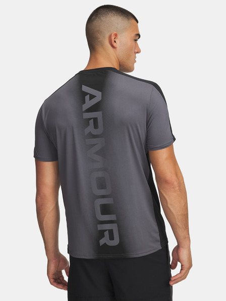 Under Armour Herren T-Shirt Under Armour UA HG Wordmark SS-GRY
