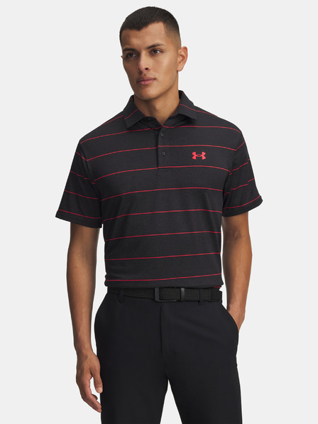 Under Armour Herren T-Shirt Under Armour UA Playoff 3.0 Stripe Polo-BLK
