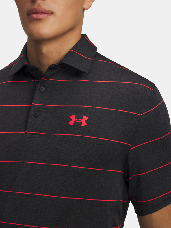 Under Armour Herren T-Shirt Under Armour UA Playoff 3.0 Stripe Polo-BLK
