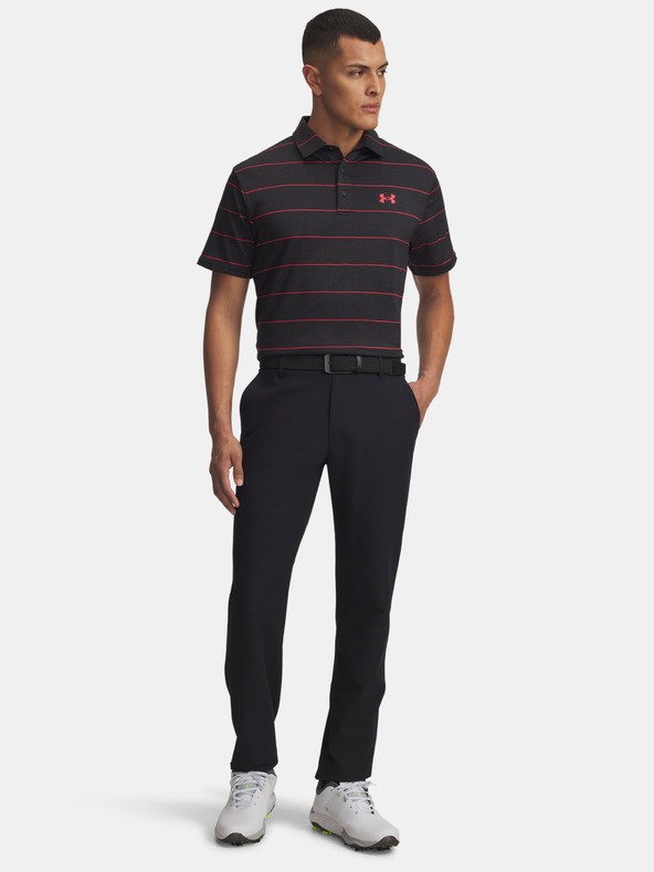 Under Armour Herren T-Shirt Under Armour UA Playoff 3.0 Stripe Polo-BLK