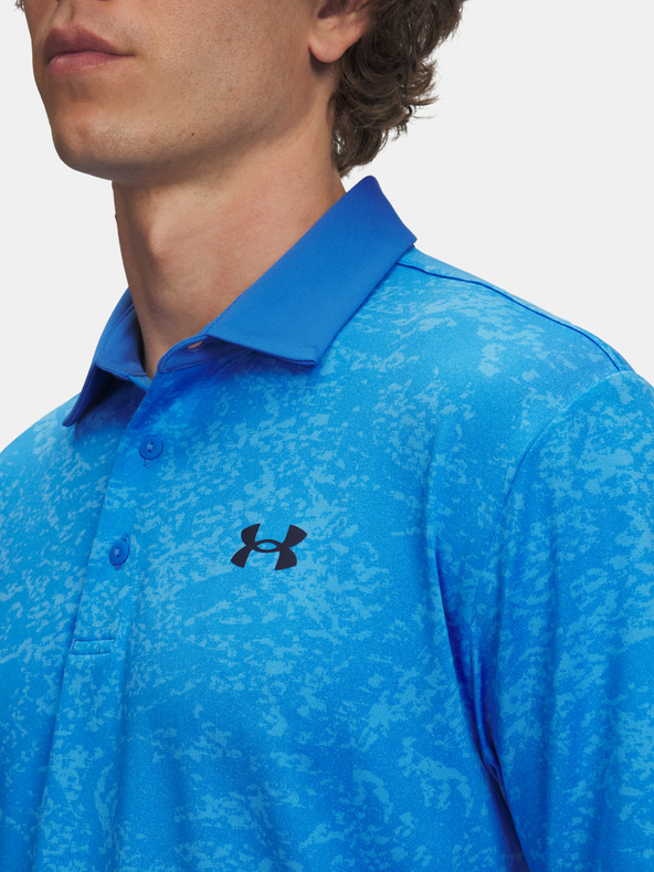 Under Armour Herren T-Shirt Under Armour UA Playoff 3.0 Printed Polo-BLU