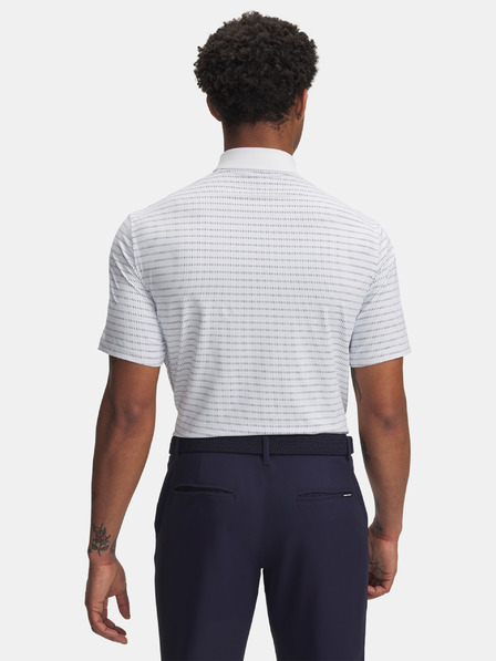 Under Armour Herren T-Shirt Under Armour UA Drive Chill Printed Polo-WHT