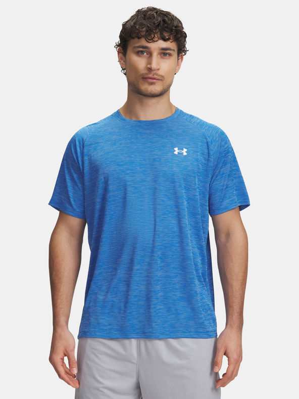 Under Armour Herren T-Shirt Under Armour UA Tech Textured SS-BLU