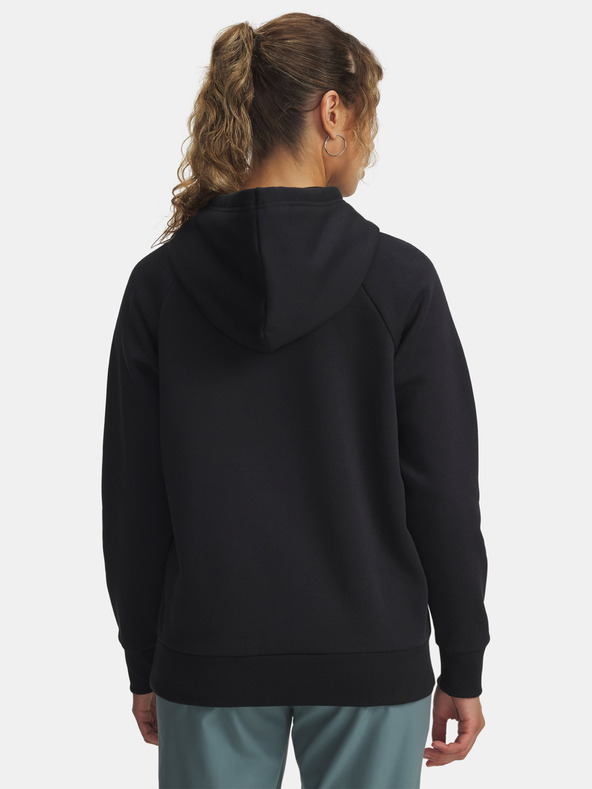 Under Armour Damen Hoodie Under Armour UA Rival Flc Shimmer Hdy-BLK