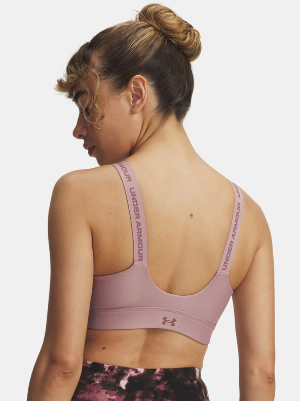 Under Armour Damen Sport-BH Under Armour UA Infinity High Zip 2.0 Bra-PNK