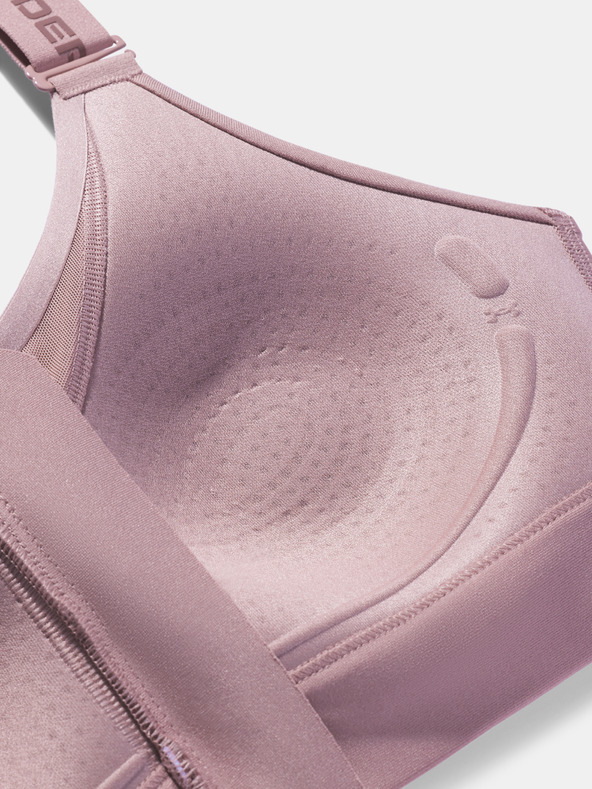 Under Armour Damen Sport-BH Under Armour UA Infinity High Zip 2.0 Bra-PNK