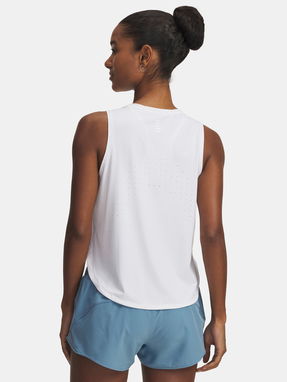 Under Armour Damen Top Under Armour UA Launch Elite Tank-WHT