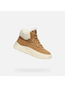 Geox Braune Mädchen-Sneaker Geox Laquinny WPF
