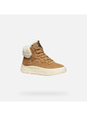Geox Braune Mädchen-Sneaker Geox Laquinny WPF