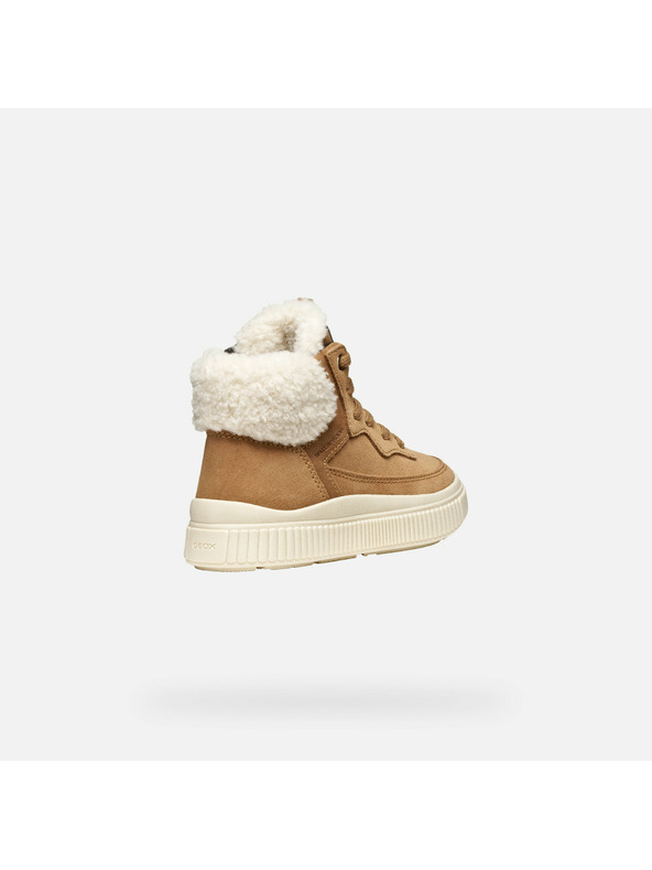 Geox Braune Mädchen-Sneaker Geox Laquinny WPF