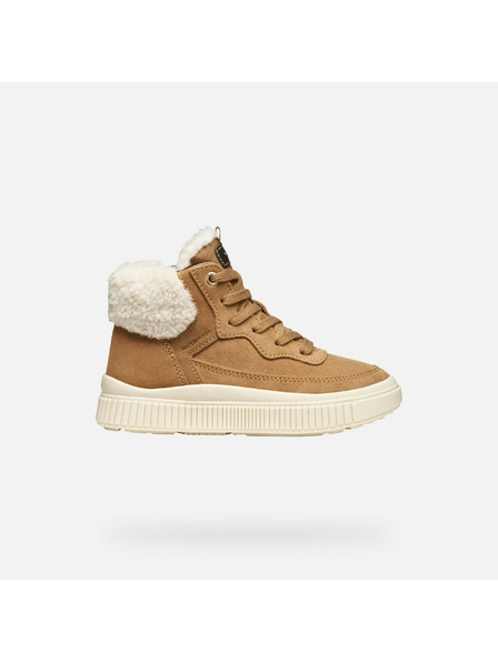 Geox Braune Mädchen-Sneaker Geox Laquinny WPF