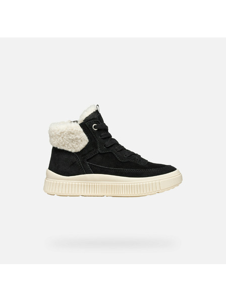 Geox Schwarze Mädchen-Sneaker Geox Laquinny WPF