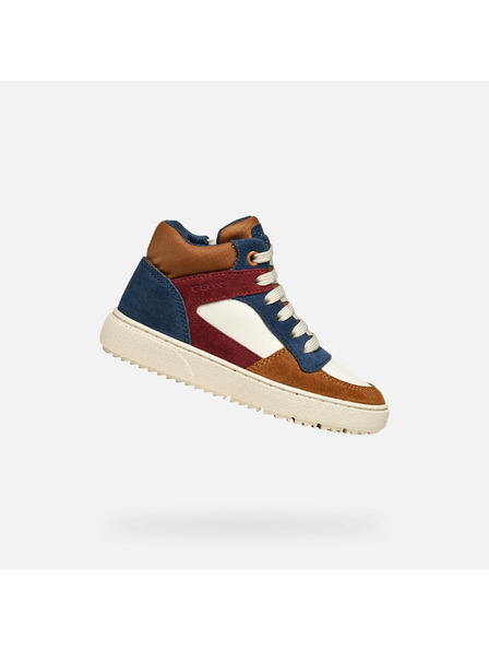 Geox Hellbraune Jungen-Sneaker Geox Theleven
