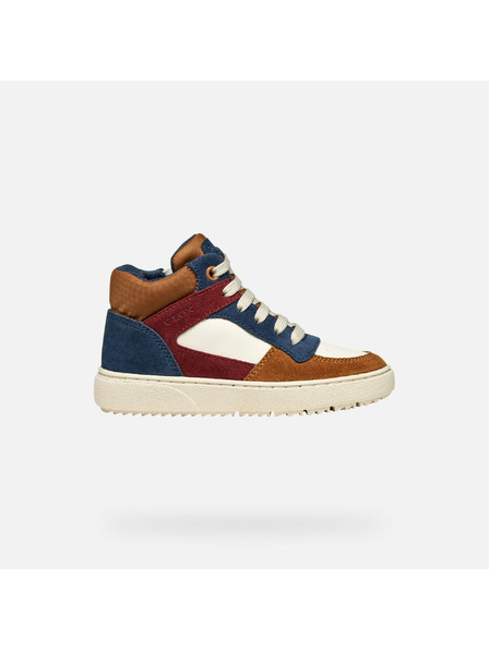 Geox Hellbraune Jungen-Sneaker Geox Theleven