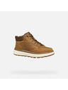 Geox Hellbraune Herren-Stiefelette Geox Granito + Grip