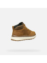 Geox Hellbraune Herren-Stiefelette Geox Granito + Grip