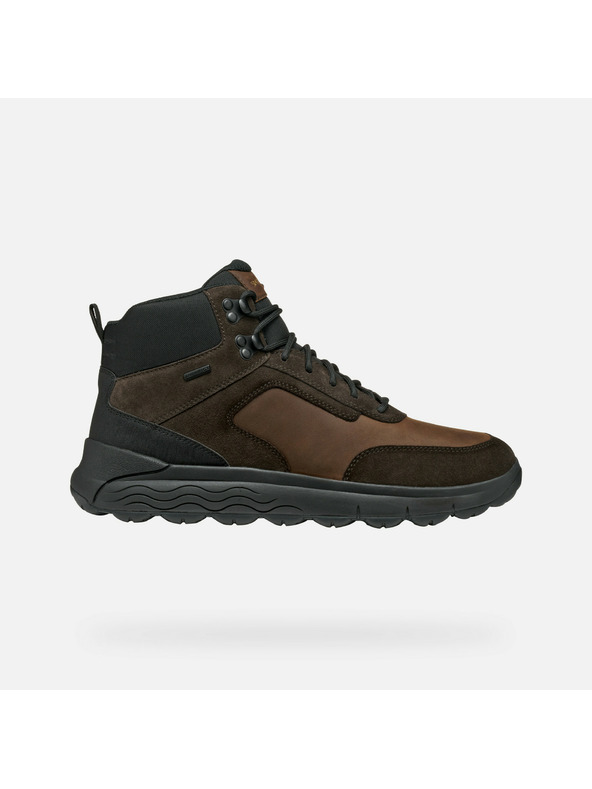 Geox Dunkelbraune Herren-Stiefelette Geox Spherica 4X4 ABX