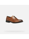 Geox Hellbraune Herren Business-Schuhe Geox Barberigo