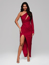 Edoti Maxi-Kleid GRACE - dunkelrot